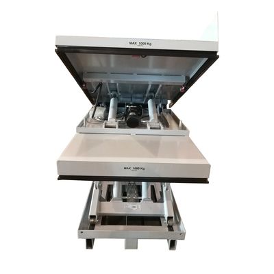 Hydraulic Scissor Lift Mini Tilt Table for 1 Ton Weight Level and Carrying Capacity