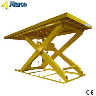 19 Ton Marco Single Scissor Lift Table with Stationary Running Mode and CE Approved