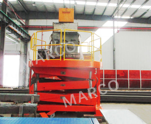 Quality 10 Ton Hydraulic High Lift Table with Turntable 120s Lifting Time and Versatility factory