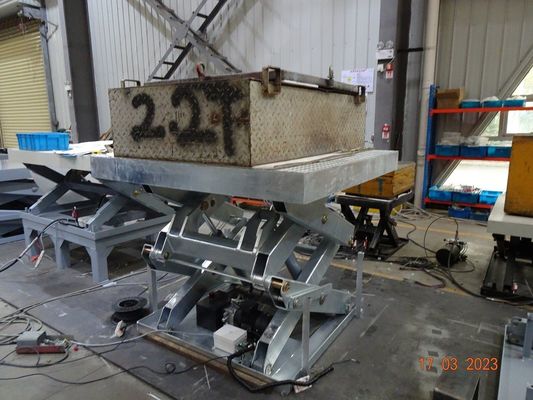 Quality Customized 2000kg Capacity Hydraulic Electric Stationary Scissor Lift Table with Bellow factory
