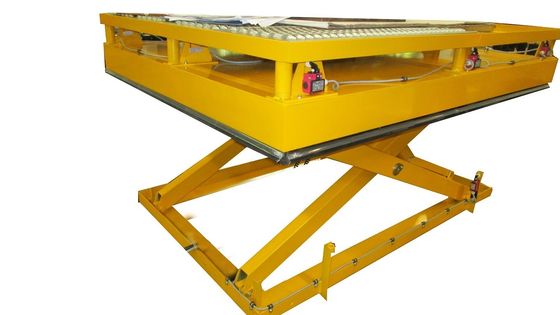 Kwaliteit Lifttafel met een enkele schaar met universele bal en 500 kg draagvermogen fabriek