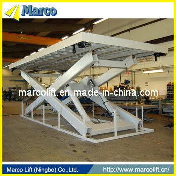 Quality Weight Level 6 Ton Marco Single Scissor Lift Table with CE Approved and Insulating factory