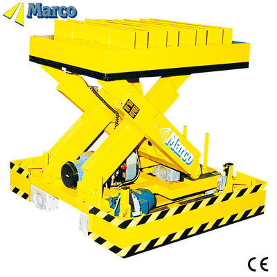 Quality 8-10 Ton Marco Single Scissor Lift Table with CE Certification and Insulating Design factory