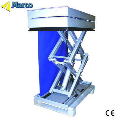 Quality Running Mode Stationary 0.4-1.5 Ton Marco High Scissor Lift Table for Warehouse Crane factory
