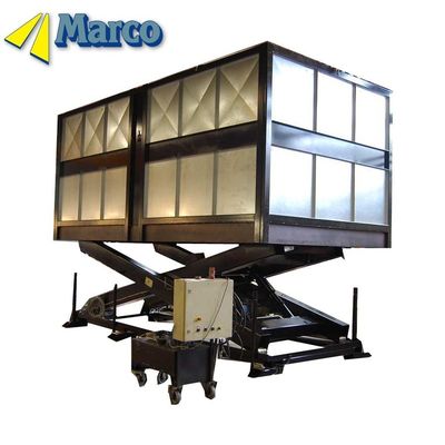 Quality Stationary Shipboard Crane Marco Hydraulic Car Scissor Lift Table for Hotel Car Park factory