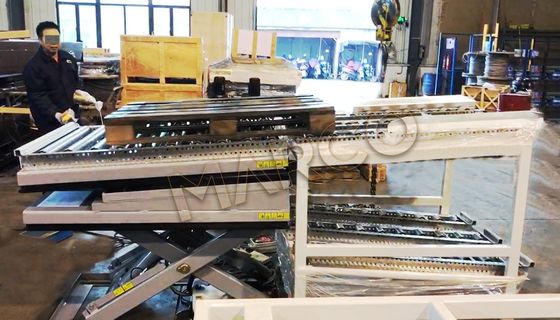 Hydraulic Driven Lift Table with Tilt Table and Roller M1-005061-D1 MT-005008-D1