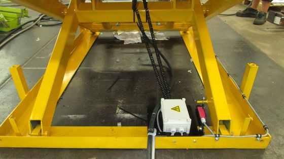 Single Scissor Lift Table with Universal Ball Stationary and 500kg Carrying Capacity