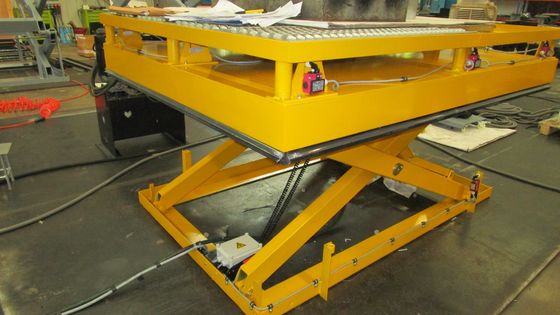 Single Scissor Lift Table with Universal Ball Stationary and 500kg Carrying Capacity