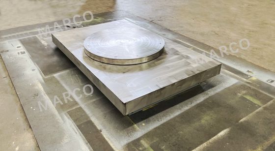 Running Mode Stationary Electric Single Scissor Lift Table with Turntable Customization