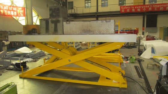Stationary Electric Hydraulic Single Scissor Lift Table Platform Cargo Lift for Warehouse