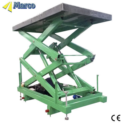 Customization 2.5-4 Ton Marco High Scissor Lift Table with CE Approved Stationary Moves