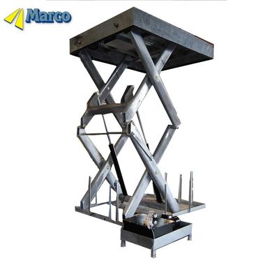 Carrying Capacity Marco High Good Scissor Lift Table with Hydraulic Shot Bolts
