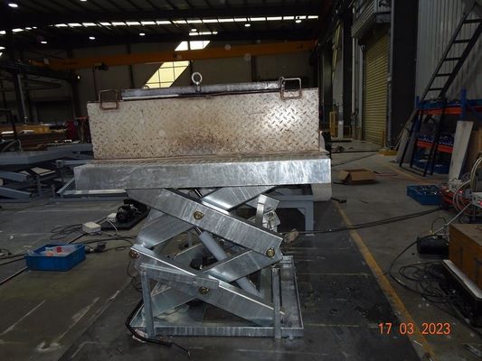 Stationary 2 Ton CE Approved Marco Single Scissor Lift Table with CE Certification