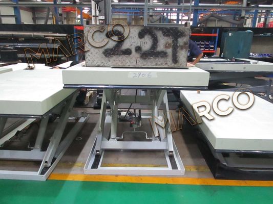 2000kg Capacity Hydraulic Scissor Lift Table for Automation Industry Stationary Mode