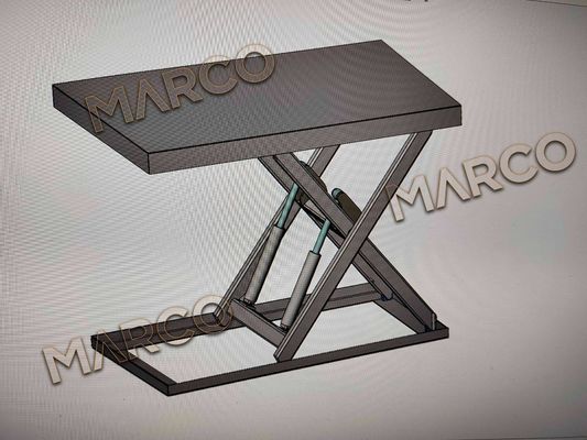 2000kg Capacity Hydraulic Scissor Lift Table for Automation Industry Stationary Mode