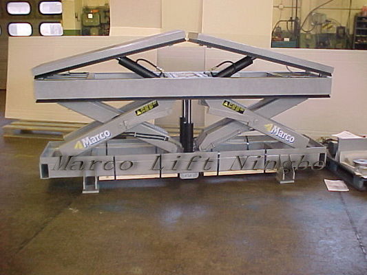 Tùy chỉnh Marco Twin Scissor Lift Table with Tilt Platform yêu cầu tùy chỉnh
